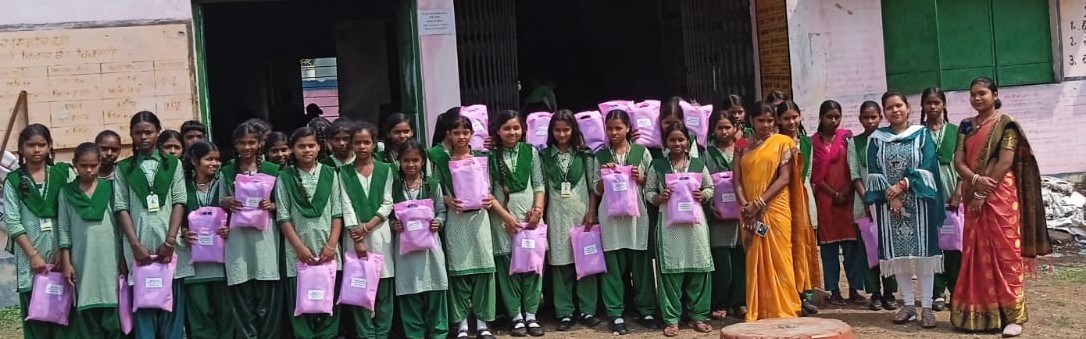 Awareness session and kit distribution for adolescent girls on menstrual hygiene